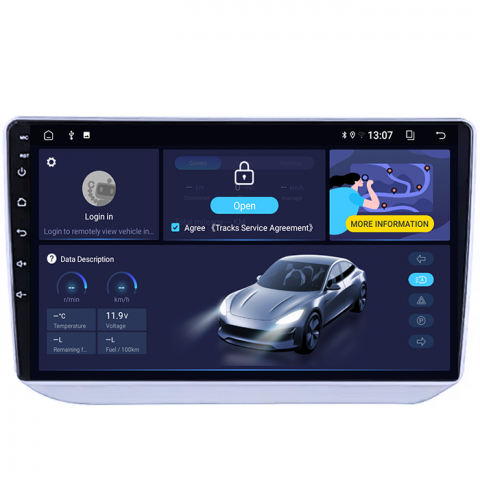 Navigatie dedicata Skoda Fabia 2007-2014, 8GB RAM 128GB ROM, Octacore, Platforma TS18, Android 13, Display QLED 10”, Suporta camera 360º, DSP, Carplay&Android Auto, SIM 4G, Ventilator Activ [3]
