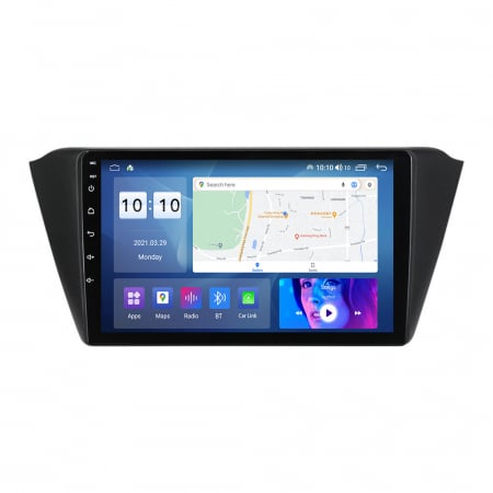 Navigatie dedicata Skoda Fabia 2015, 4GB RAM 64GB ROM, Octacore, Android 13, Display QLED 9", DSP, Carplay, Android Auto, Internet, Youtube, Waze, WIFI, Bluetooth [3]