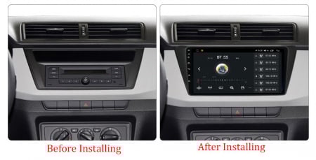 Navigatie dedicata Skoda Fabia 2015, 4GB RAM 64GB ROM, Octacore, Android 13, Display QLED 9", DSP, Carplay, Android Auto, Internet, Youtube, Waze, WIFI, Bluetooth [4]