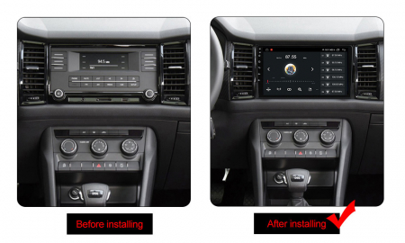 Navigatie dedicata Skoda Kodiaq 2016-2018, 4GB RAM 64GB ROM, Octacore, Android 13, Display QLED 9", DSP, Carplay, Android Auto, Internet, Youtube, Waze, WIFI, Bluetooth [6]