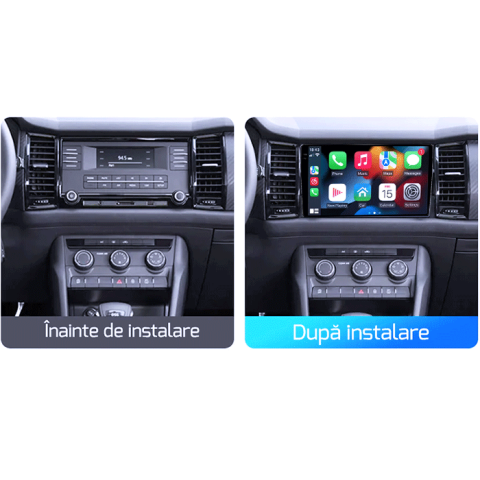 Navigatie dedicata Skoda Kodiaq 2016-2018, 4GB RAM 64GB ROM, Procesor Qualcomm Octacore, Android 14, Rezolutie 2K, Display QLED 9", DSP, Carplay&Android Auto, SIM 4G [5]