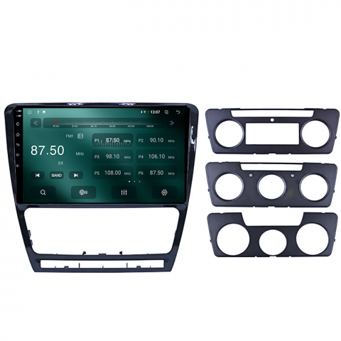 Navigatie dedicata Skoda Octavia 2008-2013, Black, 8GB RAM 128GB ROM, Octacore, Platforma TS18, Android 13, Display QLED 10”, Suporta camera 360º, DSP, Carplay&Android Auto, SIM 4G, Ventil [2]