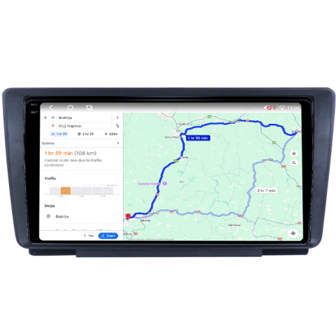 Navigatie dedicata Skoda Octavia 2008-2013, 4GB RAM 64GB ROM, Octacore, Android 14, Display QLED 1K 9", Carplay&Android Auto, SIM 4G, Ventilator Activ [3]