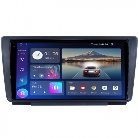 Navigatie dedicata Skoda Octavia 2008-2013, 4GB RAM 64GB ROM, Quad Core, Display 9" QLED 1K, Carplay, Android 14, Bluetooth, Magazin Play, Suport Camere AHD [3]