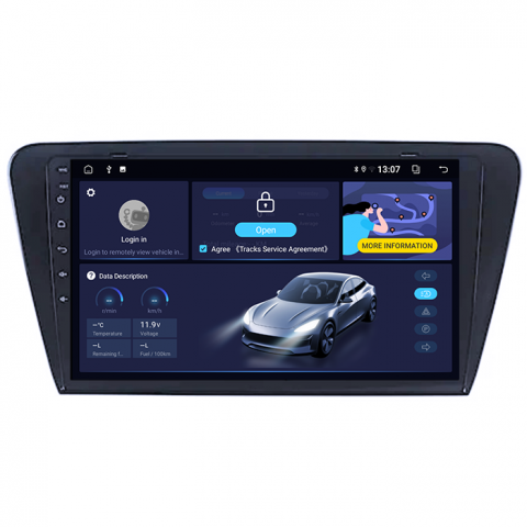 Navigatie dedicata Skoda Octavia 3, 8GB RAM 128GB ROM, Octacore, Platforma TS18, Android 13, Display QLED 10”, Suporta camera 360º, DSP, Carplay&Android Auto, SIM 4G, Ventilator Activ [2]