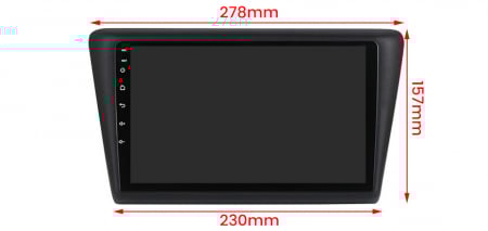 Navigatie dedicata Skoda Rapid 2013-2017, 4GB RAM 64GB ROM, Octacore, Android 13, Display QLED 9", DSP, Carplay, Android Auto, Internet, Youtube, Waze, WIFI, Bluetooth [4]