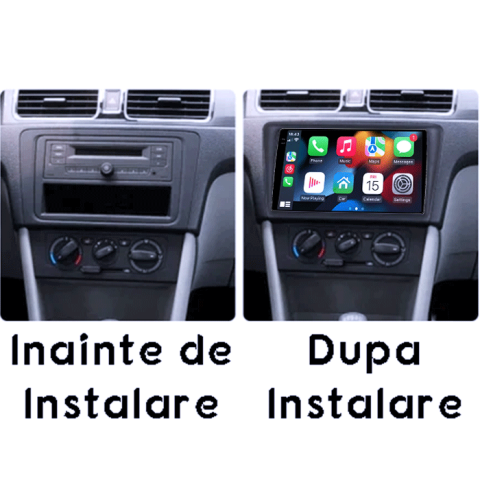 Navigatie dedicata Skoda Rapid 2013-2017, 4GB RAM 64GB ROM, Procesor Qualcomm Octacore, Android 14, Rezolutie 2K, Display QLED 9", DSP, Carplay&Android Auto, SIM 4G [5]