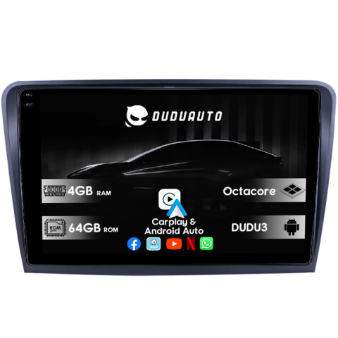 Skoda - Navigatie dedicata Skoda Superb 2 2008-2015, DUDU3, 4GB RAM 64GB ROM, Octacore, Platforma 8581, Android, Display QLED 9", DSP, Carplay&AndroidAuto