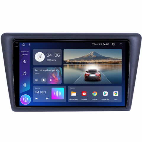 Navigatie dedicata Skoda Rapid 2013-2018, 4GB RAM 64GB ROM, Quad Core, Display 10" QLED 1K, Carplay, Android 14, Bluetooth, Magazin Play, Suport Camere AHD [3]