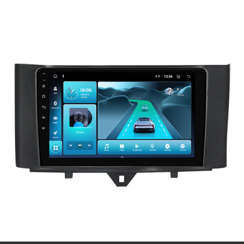 Navigatie dedicata Smart Fortwo 2011-2015, 4GB RAM 64GB ROM, Quad Core, Display 9" QLED 1K, Carplay, Android 14, Bluetooth, Magazin Play, Suport Camere AHD [1]