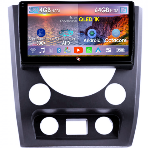 Navigatii Dedicate - Navigatie dedicata SsangYong Rexton W 2014-2016, 4GB RAM 64GB ROM, Octacore, Android 14, Display QLED 10", DSP, Carplay&Android Auto, SIM 4G, Ventilator Activ