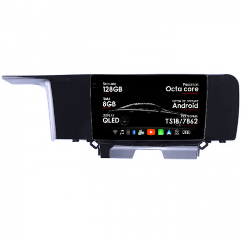 Sorento 2020+ - Navigatie dedicata Sorento 2020+, 8GB RAM 128GB ROM, Octacore, Platforma 7862, Android 14, Display QLED 9" 2K, Suporta camera 360", DSP, Carplay&Android Auto, SIM 4G,