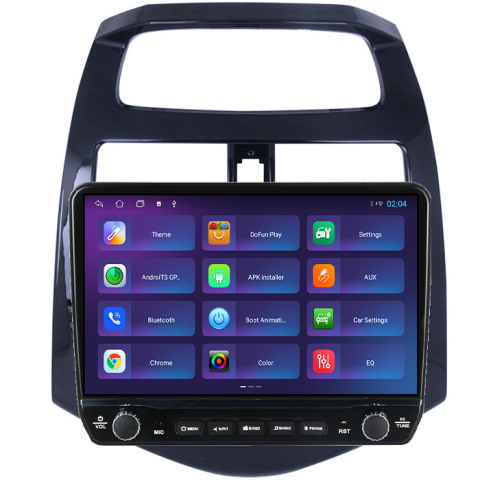 Navigatie dedicata Spark 2010-2014 Tesla cu butoane rotative model 2024, 4GB RAM 64GB ROM, Procesor Quadcore, Android 14, Display QLED 10", DSP, Carplay&Android Auto [5]