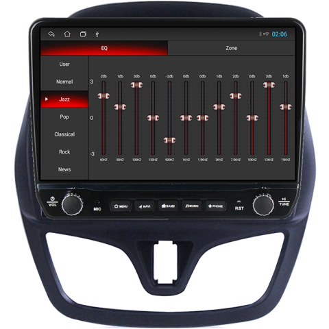 Navigatie dedicata Spark Beat 2015-2018 Tesla cu butoane rotative model 2024, 4GB RAM 64GB ROM, Procesor Quadcore, Android 14, Display QLED 10", DSP, Carplay&Android Auto [1]