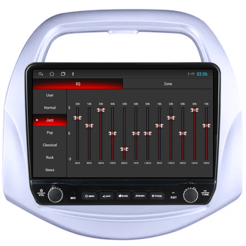 Navigatie dedicata Spark Beat 2018-2020 Tesla cu butoane rotative model 2024, 4GB RAM 64GB ROM, Procesor Quadcore, Android 14, Display QLED 10", DSP, Carplay&Android Auto [2]