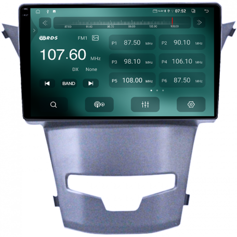 Navigatie dedicata Ssangyong Actyon 2013-2017, 4GB RAM 64GB ROM, Quad Core, Display 9" QLED 1K, Carplay, Android 14, Bluetooth, Magazin Play, Suport Camere AHD [4]