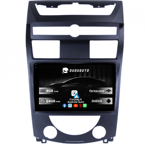 Navigatii Dedicate - Navigatie dedicata Ssangyong Rexton 2006-2012, DUDU3, 4GB RAM 64GB ROM, Octacore, Platforma 8581, Android, Display QLED 9", DSP, Carplay&AndroidAuto