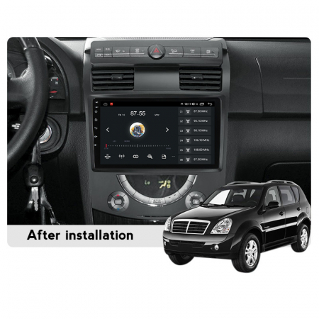 Navigatie dedicata SsangYong Rexton 2006-2012, 4GB RAM 64GB ROM, Octacore, Android 13, Display QLED 10", DSP, Carplay, Android Auto, Internet, Youtube, Waze, WIFI, Bluetooth [5]