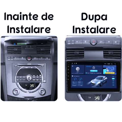 Navigatie dedicata SsangYong Rexton 2006-2012, 4GB RAM 64GB ROM, Octacore, Android 14, Display QLED 1K 10", Carplay&Android Auto, SIM 4G, Ventilator Activ [4]