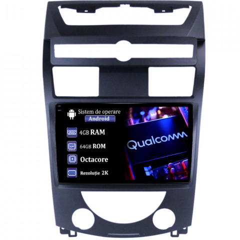 Rexton 2006-2012 - Navigatie dedicata SsangYong Rexton 2006-2012, 4GB RAM 64GB ROM, Procesor Qualcomm Octacore, Android 14, Rezolutie 2K, Display QLED 10", DSP, Carplay&Android Auto, SIM 4G