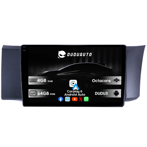 Navigatii Dedicate - Navigatie dedicata Subaru BRZ 2012-2016, DUDU3, 4GB RAM 64GB ROM, Octacore, Platforma 8581, Android, Display QLED 9", DSP, Carplay&AndroidAuto