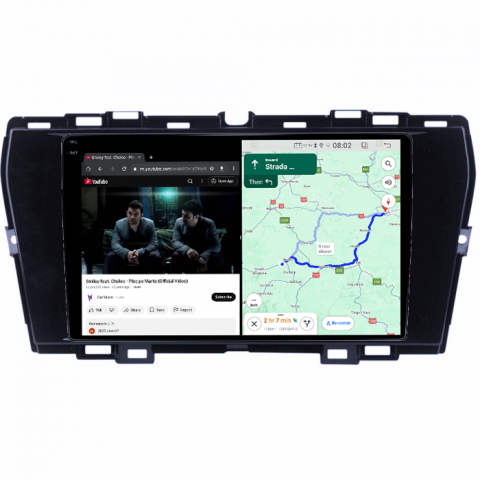 Navigatie dedicata SsangYong Tivoli 2019-2021, 4GB RAM 64GB ROM, Quad Core, Display 9" QLED 1K, Carplay, Android 14, Bluetooth, Magazin Play, Suport Camere AHD [4]