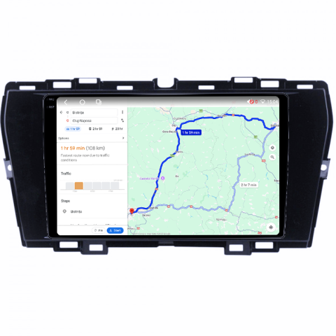 Navigatie dedicata SsangYong Tivoli 2019-2021, 4GB RAM 32GB ROM, Octacore, Android 14, Display QLED 1K 9", DSP, Carplay&Android Auto, SIM 4G, Bluetooth, Ventilator Activ [3]