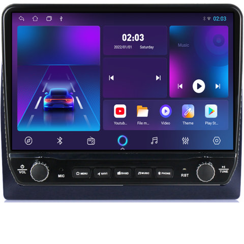 Navigatie dedicata Stilo 2010 Tesla cu butoane rotative model 2024, 4GB RAM 64GB ROM, Procesor Quadcore, Android 14, Display QLED 10", DSP, Carplay&Android Auto [5]