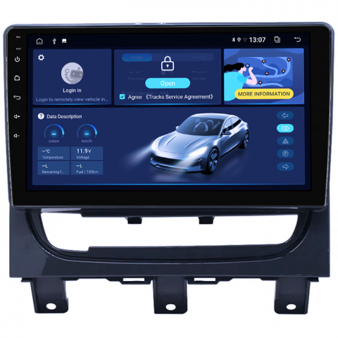 Navigatie dedicata Strada 2012-2015, 8GB RAM 128GB ROM, Octacore, Platforma TS18, Android 13, Display QLED 9”, Suporta camera 360º, DSP, Carplay&Android Auto, SIM 4G, Ventilator Activ [1]
