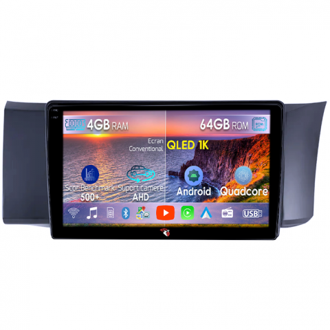 Subaru - Navigatie dedicata Subaru BRZ 2012-2016, 4GB RAM 64GB ROM, Octacore, Android 14, Display QLED 1K 9", Carplay&Android Auto, SIM 4G, Ventilator Activ