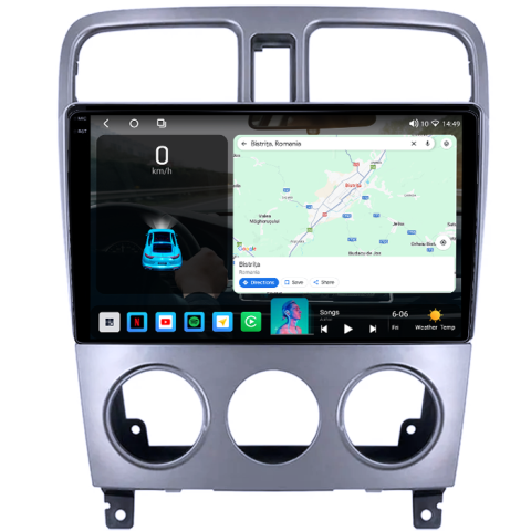 Navigatie dedicata Subaru Forester 2004-2008, 4GB RAM 32GB ROM, Octacore, Android 14, Display QLED 1K 9", DSP, Carplay&Android Auto, SIM 4G, Bluetooth, Ventilator Activ [1]