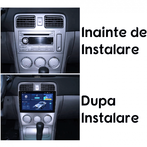 Navigatie dedicata Subaru Forester 2004-2008, 4GB RAM 64GB ROM, Octacore, Android 14, Display QLED 1K 9", Carplay&Android Auto, SIM 4G, Ventilator Activ [9]