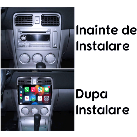 Navigatie dedicata Subaru Forester 2004-2008, 4GB RAM 64GB ROM, Procesor Qualcomm Octacore, Android 14, Rezolutie 2K, Display QLED 9", DSP, Carplay&Android Auto, SIM 4G [5]