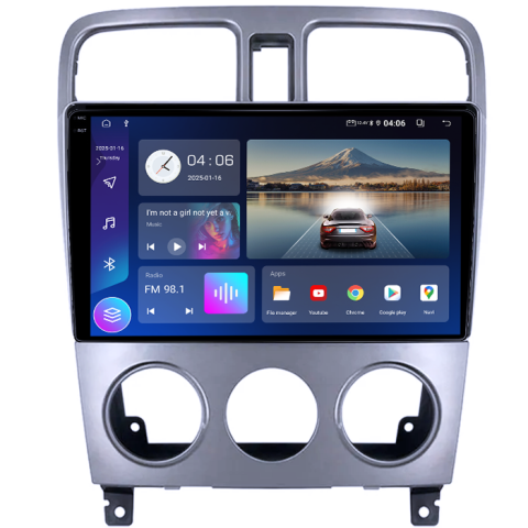 Navigatie dedicata Subaru Forester 2004-2008, 8GB RAM 128GB ROM, Octacore, Platforma TS18, Android 14, Display QLED 9", Suporta camera 360", DSP, Carplay&Android Auto, SIM 4G, Ventilator Activ [2]