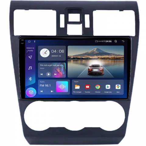 Subaru - Navigatie dedicata Subaru Forester 2013-2014, 4GB RAM 64GB ROM, Quad Core, Display 9" QLED 1K, Carplay, Android 14, Bluetooth, Magazin Play, Suport Camere AHD