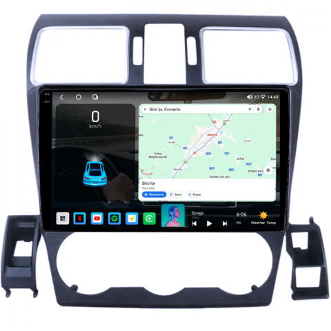 Navigatie dedicata Subaru Forester 2015-2017, 4GB RAM 64GB ROM, Octacore, Android 14, Display QLED 1K 9", Carplay&Android Auto, SIM 4G, Ventilator Activ [1]