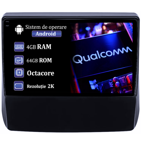 Forester 2018-2021 - Navigatie dedicata Subaru Forester 2018-2021, 4GB RAM 64GB ROM, Procesor Qualcomm Octacore, Android 14, Rezolutie 2K, Display QLED 9", DSP, Carplay&Android Auto, SIM 4G