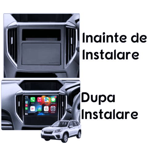 Navigatie dedicata Subaru Forester 2018-2021, 8GB RAM 128GB ROM, Octacore, Platforma TS18, Android 14, Display QLED 9", Suporta camera 360", DSP, Carplay&Android Auto, SIM 4G, Ventilator Activ [4]