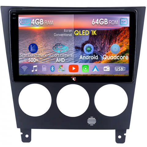 Subaru - Navigatie dedicata Subaru Impreza 2002-2007, 4GB RAM 64GB ROM, Octacore, Android 14, Display QLED 1K 9", Carplay&Android Auto, SIM 4G, Ventilator Activ
