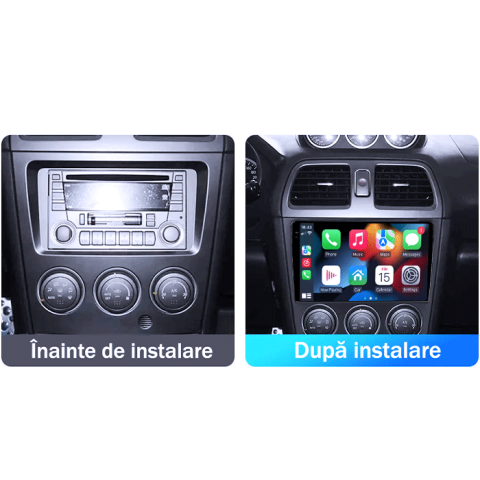 Navigatie dedicata Subaru Impreza 2002-2007, 4GB RAM 64GB ROM, Procesor Qualcomm Octacore, Android 14, Rezolutie 2K, Display QLED 9", DSP, Carplay&Android Auto, SIM 4G [5]