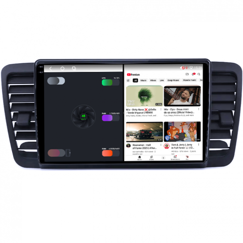 Navigatie dedicata Subaru Legacy Outback 2003-2009, 4GB RAM 64GB ROM, Octacore, Android 14, Display QLED 1K 9", Carplay&Android Auto, SIM 4G, Ventilator Activ [2]