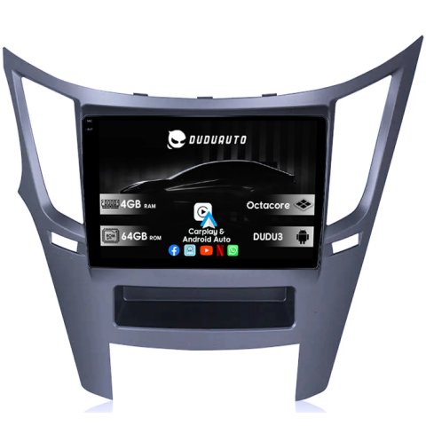 Navigatii Dedicate - Navigatie dedicata Subaru Legacy Outback 2009-2014, DUDU3, 4GB RAM 64GB ROM, Octacore, Platforma 8581, Android, Display QLED 9", DSP, Carplay&AndroidAuto