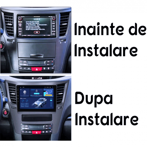 Navigatie dedicata Subaru Legacy Outback 2009-2014, 4GB RAM 64GB ROM, Octacore, Android 14, Display QLED 1K 9", Carplay&Android Auto, SIM 4G, Ventilator Activ [3]