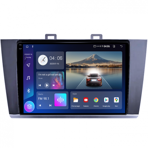 Subaru - Navigatie dedicata Subaru Legacy Outback 2015-2018, 4GB RAM 64GB ROM, Quad Core, Display 9" QLED 1K, Carplay, Android 14, Bluetooth, Magazin Play, Suport Camere AHD