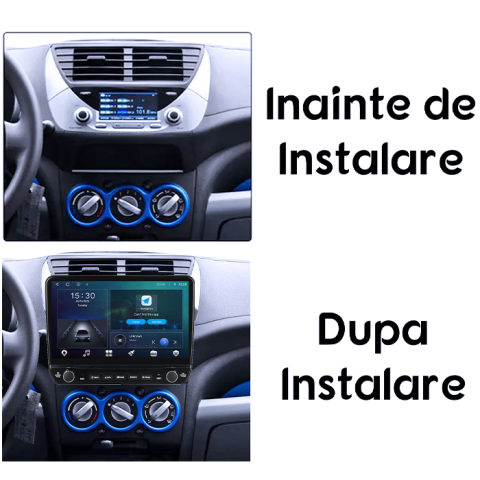 Navigatie dedicata Suzuki Alto 2009-2016 Tesla cu butoane rotative model 2024, 4GB RAM 64GB ROM, Procesor Quadcore, Android 14, Display QLED 10", DSP, Carplay&Android Auto [6]