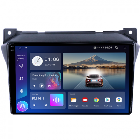 Navigatie dedicata Suzuki Alto 2009-2016, 4GB RAM 64GB ROM, Quad Core, Display 9" QLED 1K, Carplay, Android 14, Bluetooth, Magazin Play, Suport Camere AHD [3]