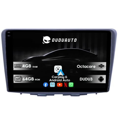 Navigatii Dedicate - Navigatie dedicata Suzuki Baleno 2016-2018, DUDU3, 4GB RAM 64GB ROM, Octacore, Platforma 8581, Android, Display QLED 9", DSP, Carplay&AndroidAuto