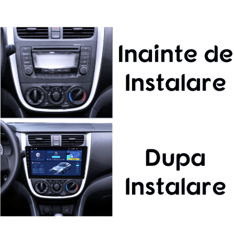 Navigatie dedicata Suzuki Celerio 2014+, 8GB RAM 128GB ROM, Octacore, Platforma TS18, Android 14, Display QLED 9", Suporta camera 360", DSP, Carplay&Android Auto, SIM 4G, Ventilator Activ [5]
