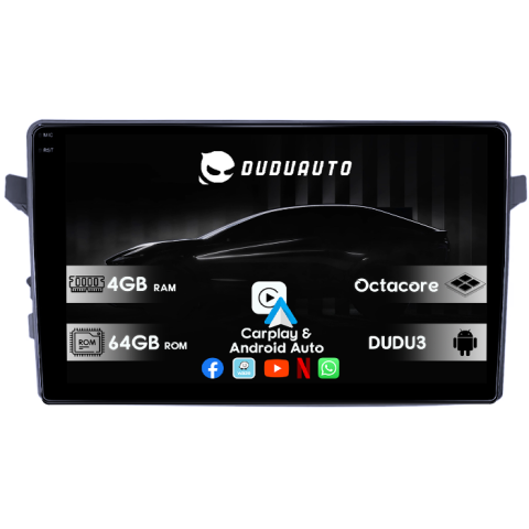 Navigatii Dedicate - Navigatie dedicata Suzuki Cultus 2017, DUDU3, 4GB RAM 64GB ROM, Octacore, Platforma 8581, Android, Display QLED 9", DSP, Carplay&AndroidAuto