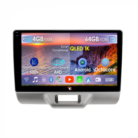 Navigatii Dedicate - Navigatie dedicata Suzuki Every 2016, 4GB RAM 64GB ROM, Octacore, Android 14, Display QLED 10", DSP, Carplay&Android Auto, SIM 4G, Ventilator Activ